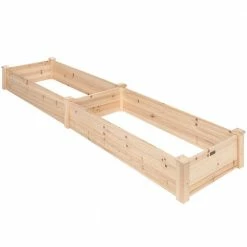 Coupon โจ 8 ft. x 2 ft. Wood Raised Garden Bed by Best Choice Products ๐