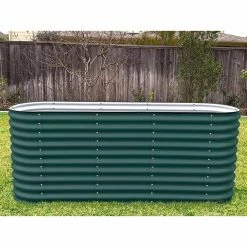 Best deal ๐ 32 in. Extra-Tall 6-In-1 Modular British Green Metal Raised Garden Bed Kit by vego garden โ๏ธ