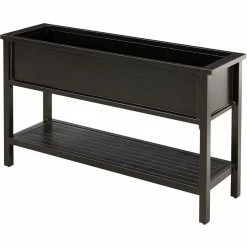 Wholesale โจ Traditions 51 in. Aluminum Raised Garden Bed Planter with Storage Shelf by Hanover ๐