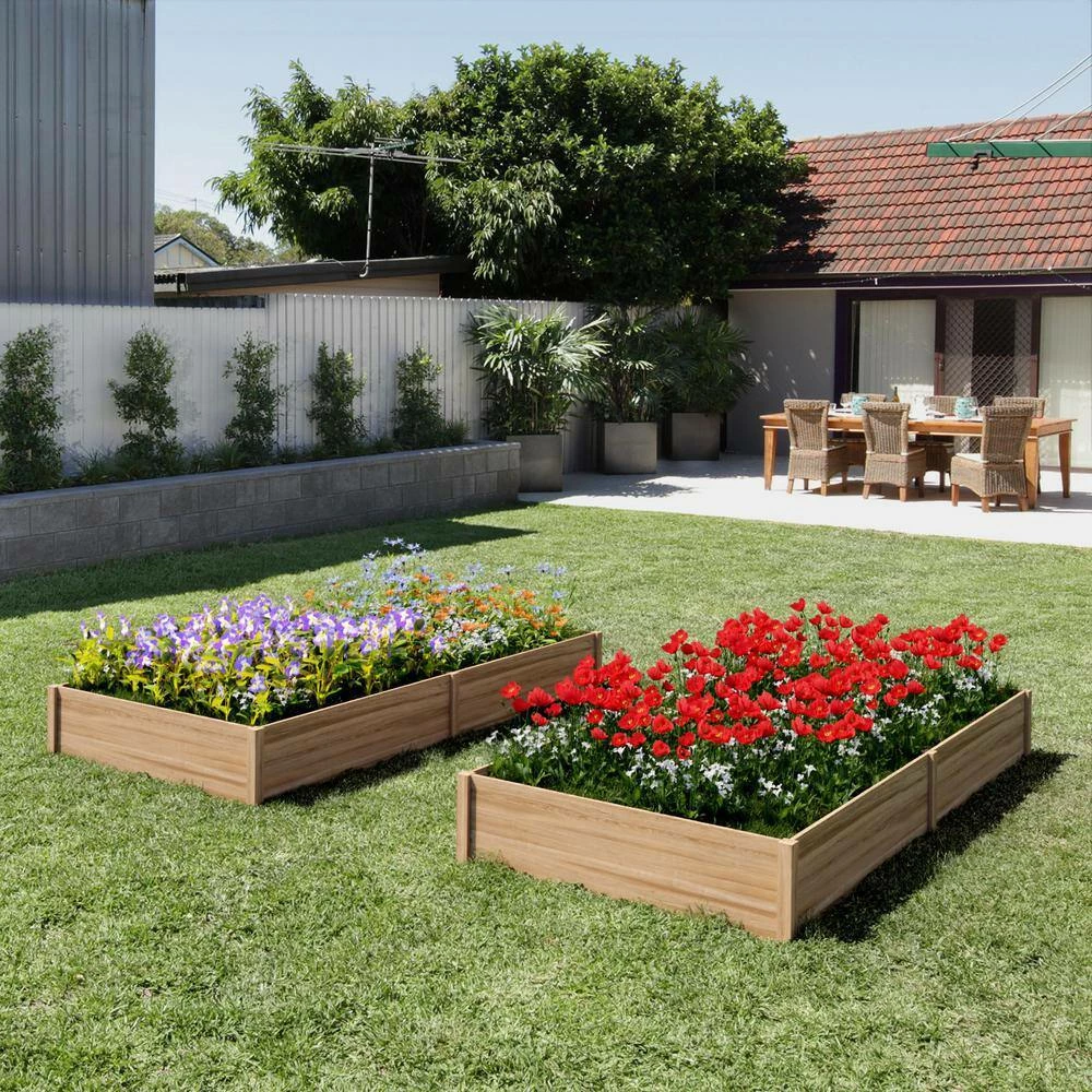 Buy ๐ฅ ThermA Planters 12 in. x 48 in. x 96 in. Thermo-Treated Premium Hardwood Vegetable Flower Garden Bed by Unbranded โค๏ธ - Image 5