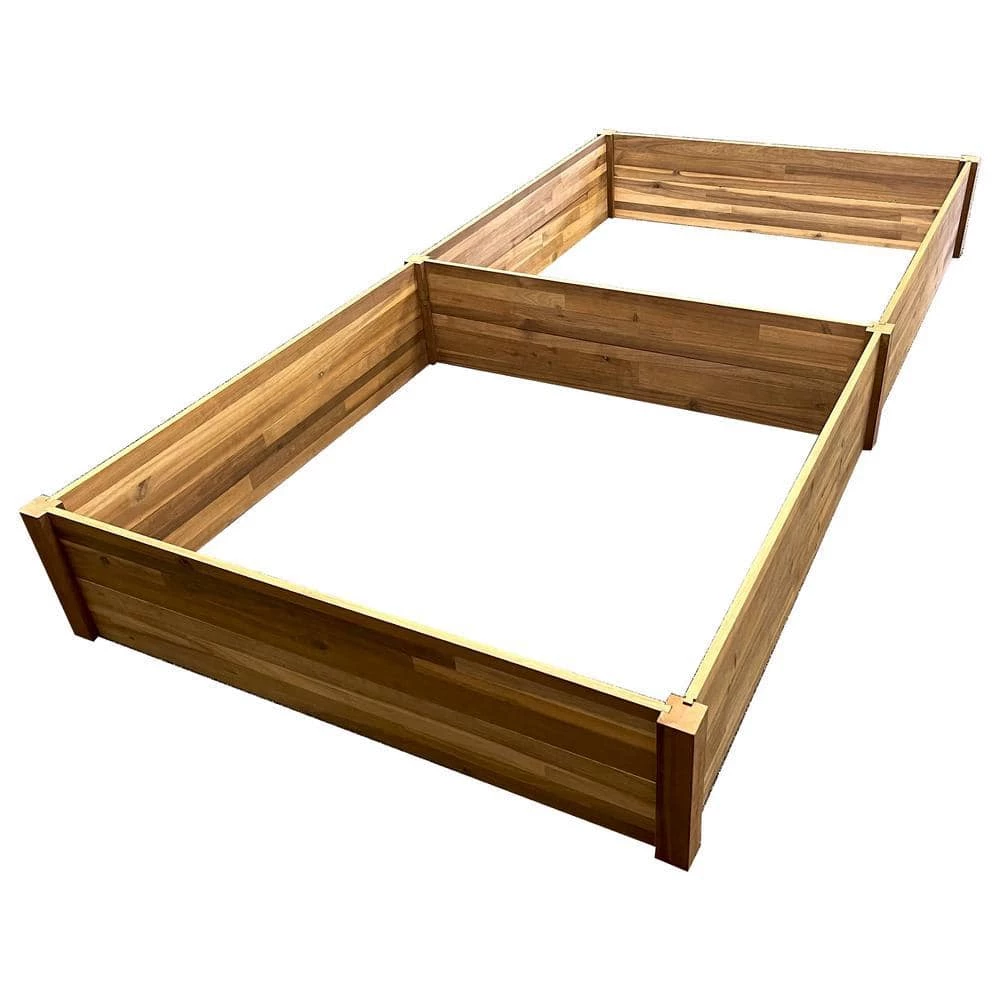 Buy ๐ฅ ThermA Planters 12 in. x 48 in. x 96 in. Thermo-Treated Premium Hardwood Vegetable Flower Garden Bed by Unbranded โค๏ธ