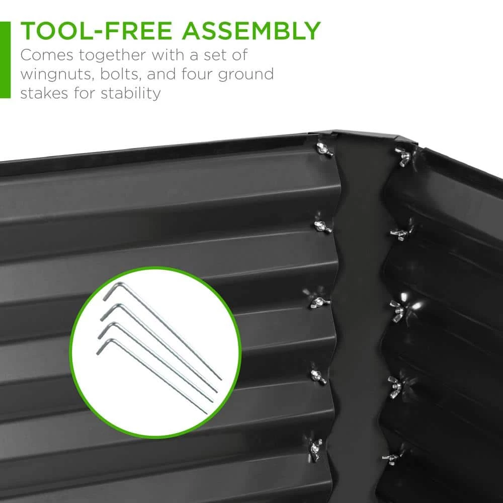 Best Pirce ๐ฏ 6 ft. x 3 ft. Metal Raised Garden Bed by Best Choice Products ๐ - Image 4