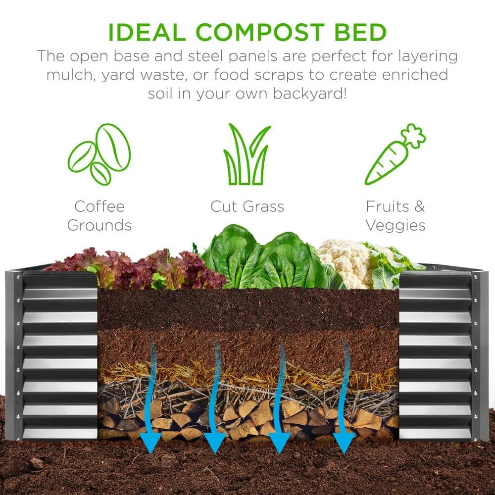Best Pirce ๐ฏ 6 ft. x 3 ft. Metal Raised Garden Bed by Best Choice Products ๐ - Image 3