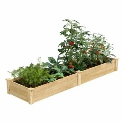 Cheapest ๐ 2 ft. x 8 ft. x 10.5 in. Original Cedar Raised Garden Bed by Greenes Fence ๐