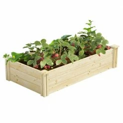 Best Sale โญ 2 ft. x 4 ft. x 10.5 in. Original Pine Raised Garden Bed by Greenes Fence ๐