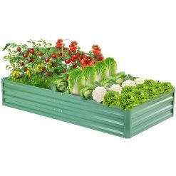 Brand new ๐ 3 ft. x 6 ft. Fruit Green Planting Bed Raised Garden Bed Metal Garden Beds Metal for Vegetable Flower Bed Kit by Mr.Garden ๐