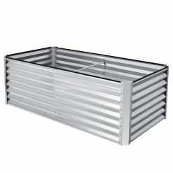 Best deal ๐ 70 in. x 35 in. x 24 in. Raised Garden Bed Large Metal Planter Box Kit for Vegetable Herb by Gymax ๐