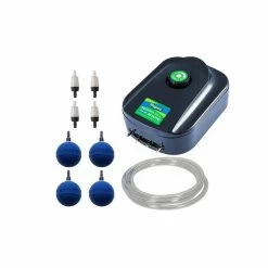 Best deal 🔥 Four Valve Air Pump with Four 2 in. Air Stones, 24 ft. 1/4 in. Vinyl Tubing & Inline Check Valve by Viagrow ❤️