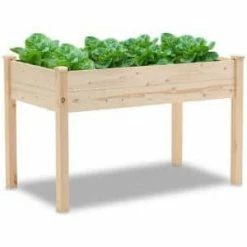 Cheap โ 4 ft. Wood Raised Garden Bed by Suncrown โจ
